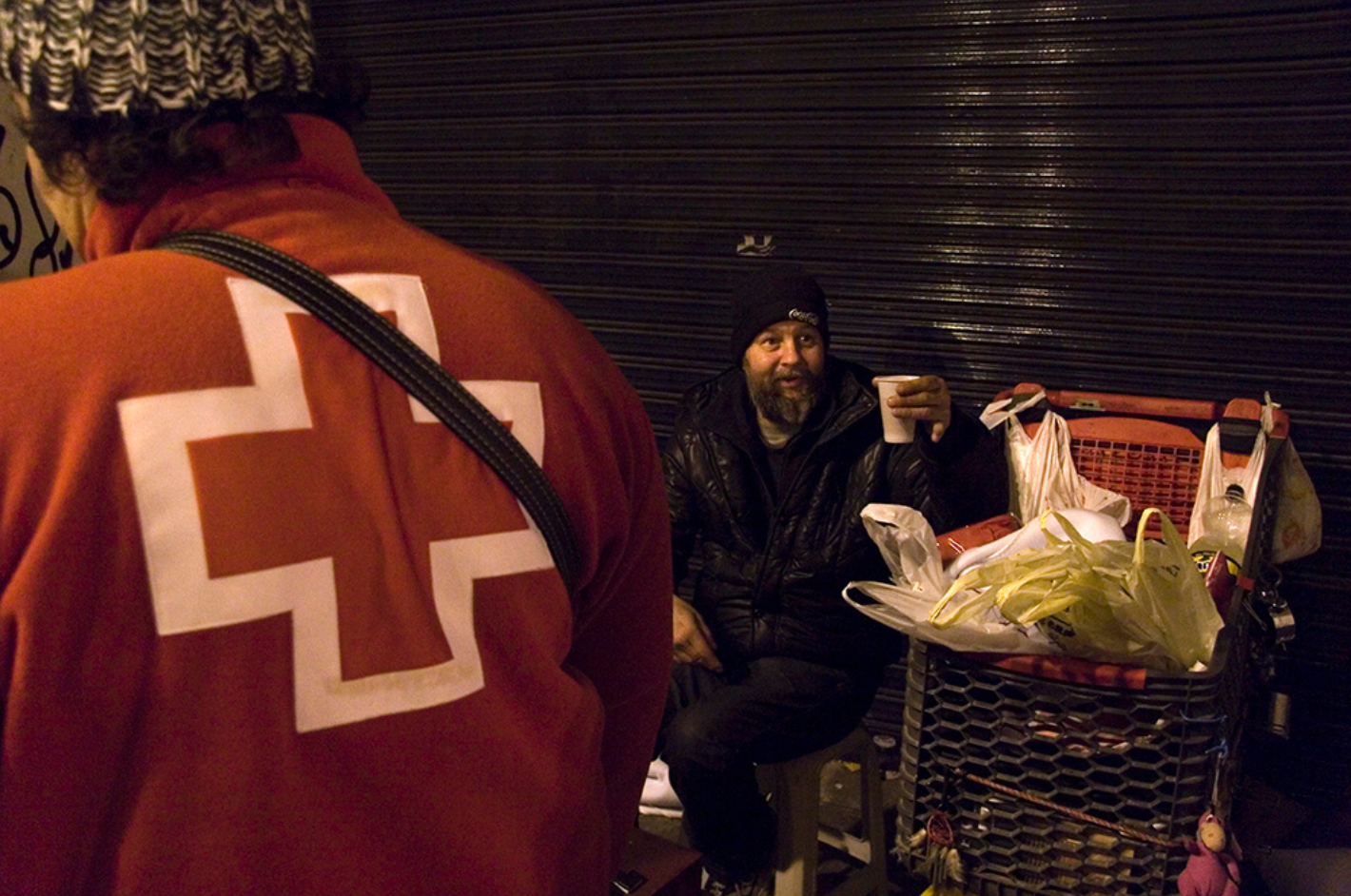 Pasar las fiestas en situación de calle