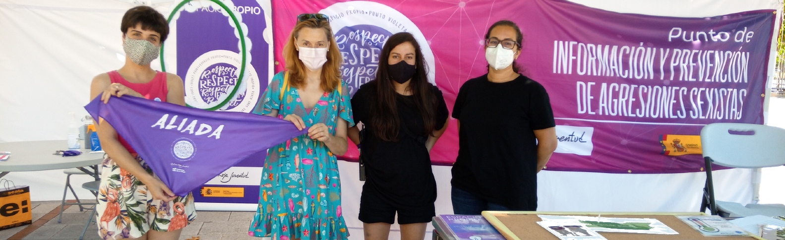 Un espacio propio de color violeta