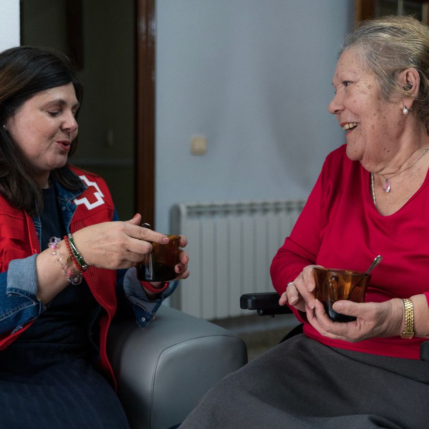 “A Pepa se le llena la cara de ilusión y ánimo cuando llega alguien”
