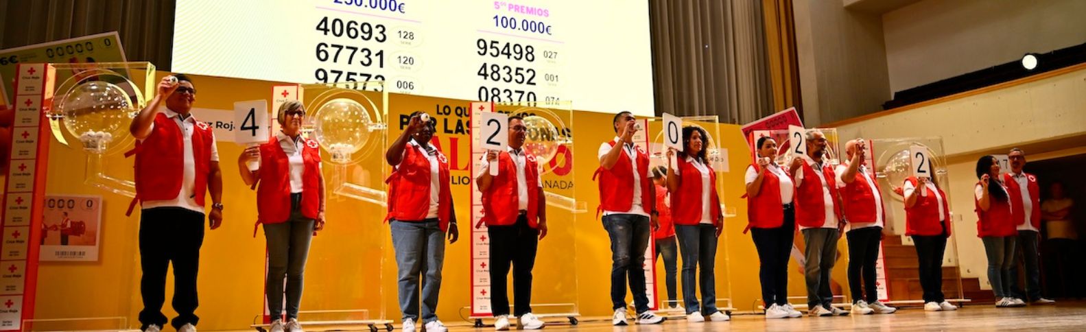 El nº 42.022 de la serie 017, distribuido en Lugo, primer premio del Sorteo de Oro de Cruz Roja 2026
