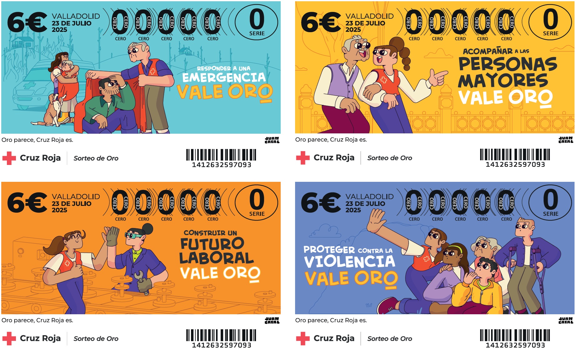 Lo que hacemos por las personas vale oro. El Sorteo de Oro de Cruz Roja regresa con nuevos boletos solidarios