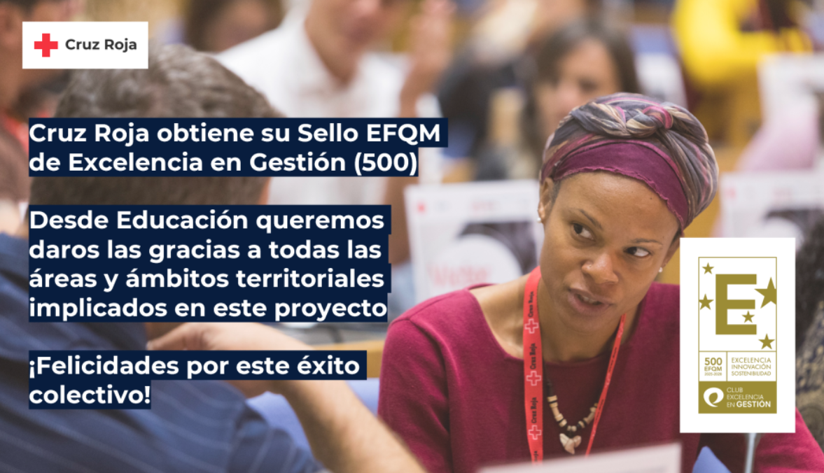 Cruz Roja obtiene el sello EFQM 500